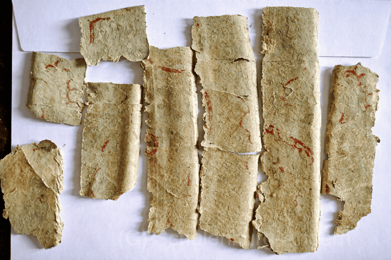 Mehrfragmentige Papiertapete Schloss Angern