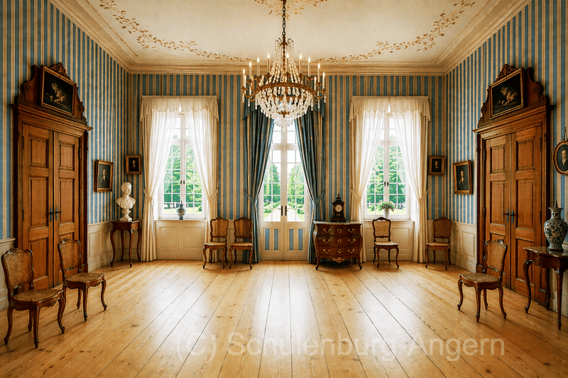 Gartensaal Schloss Angern Rekonstruktion